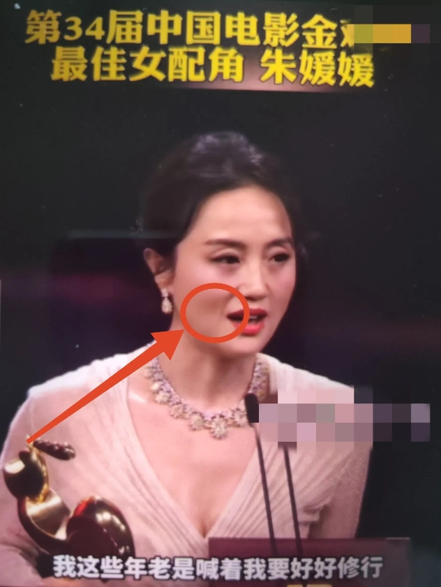 现在再去看朱媛媛在第34届金鸡奖发表感言时，就会发现，她当时的身体已经非常不好了