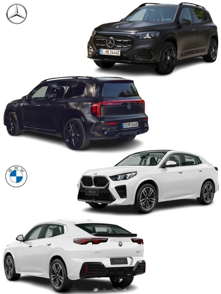 全新一代奔驰GLB宝马X2二选一：全新一代奔驰GLB还是宝马X2