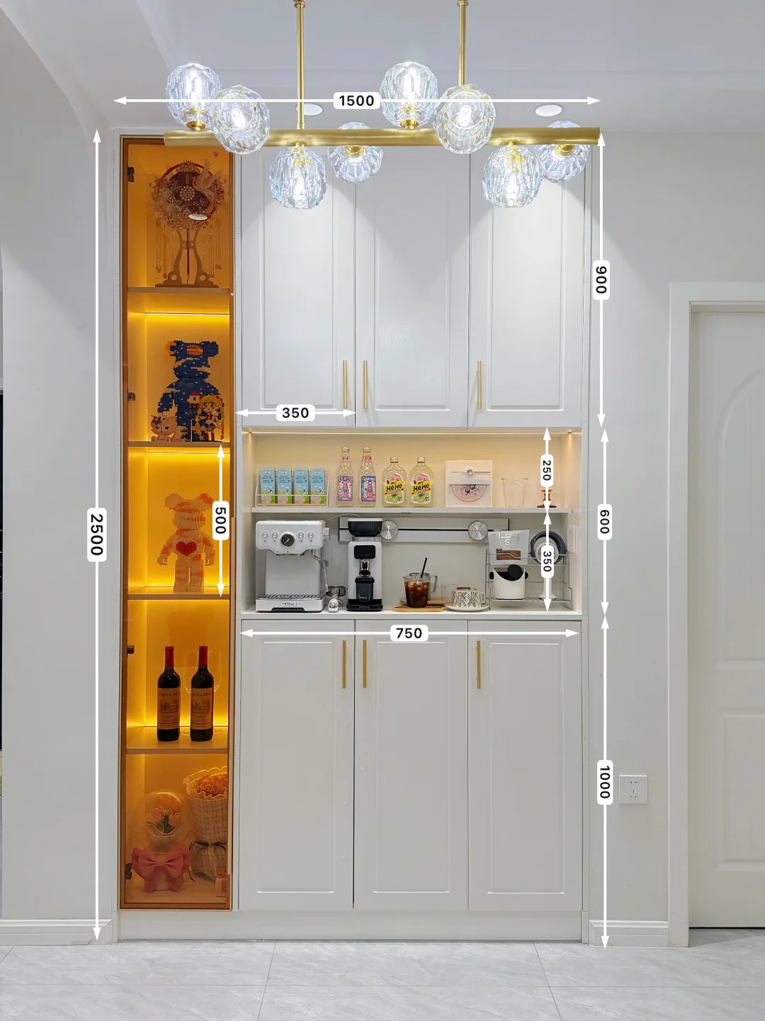 10万人看过咖啡角餐边柜✨尺寸详细版