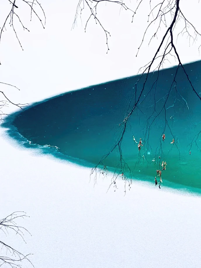 “冬日的九寨沟，值得我用一辈子来怀念～”