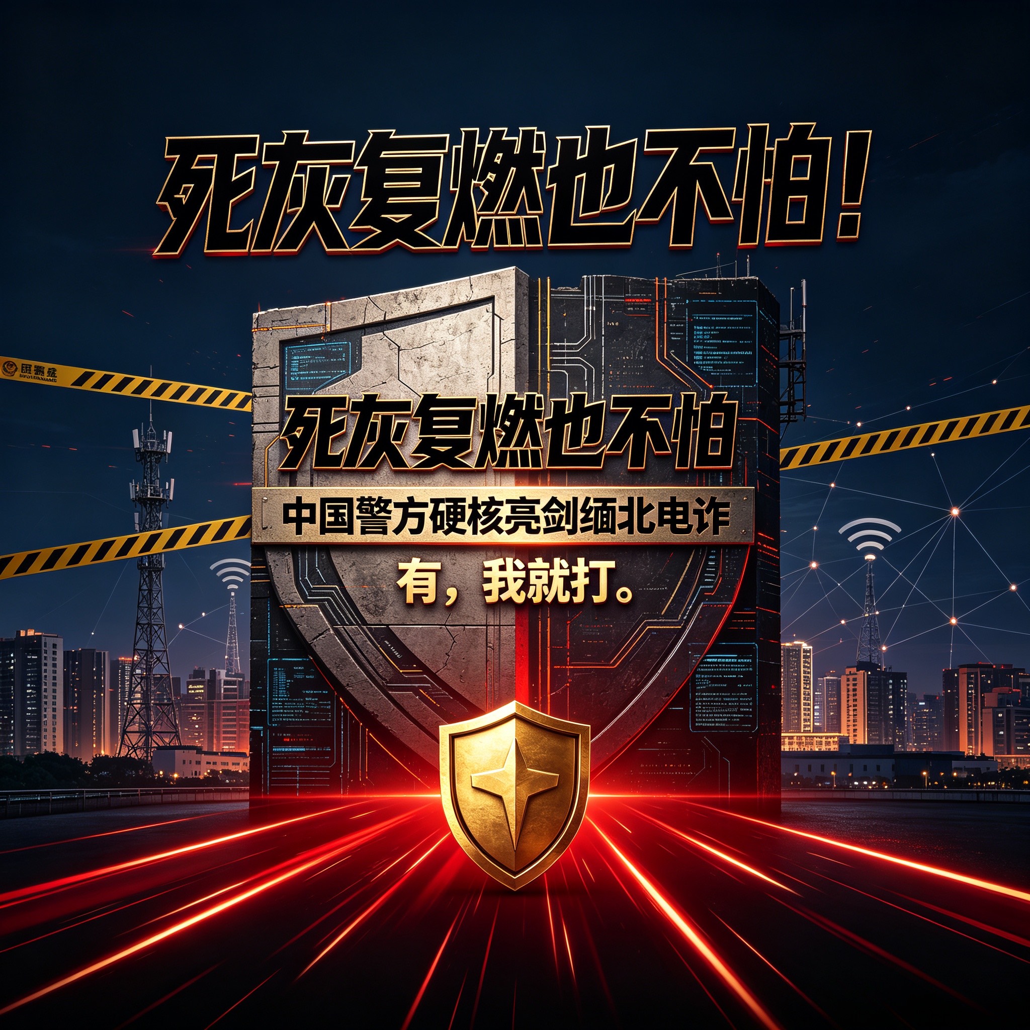 “死灰复燃也不怕！”中国警方硬核亮剑缅北电诈“有，我就打。”近日，央视纪录片《缅北电诈覆灭纪实》播出