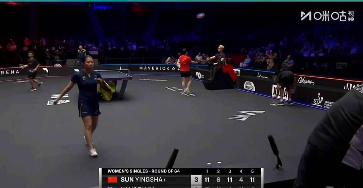 恭喜莎莎3-2刘杨子，美国大满贯首秀开门红一觉醒来，莎莎的比赛刚好到结尾，看了