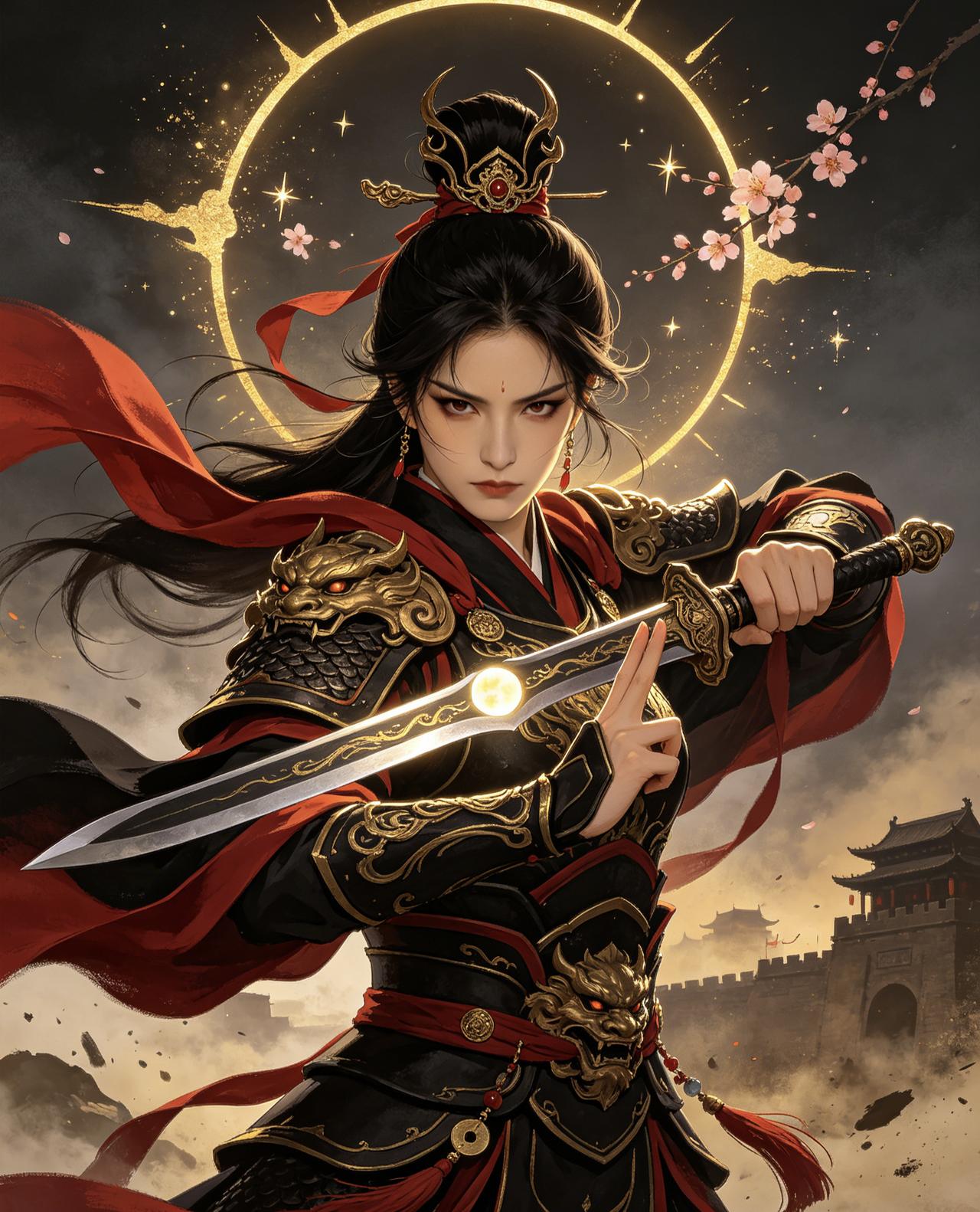 高兰英是渑池守将张奎的妻子，封神里少见的凡间悍勇女将，并无仙门师承，靠着娴熟刀法