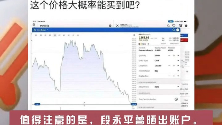 #段永平谈茅台：当前股价“真的不贵”