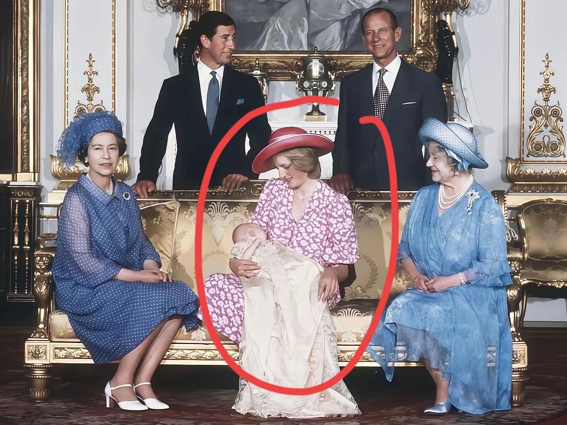这个时候的戴安娜，地位应该最高吧！1982年，是戴安娜进入王室第二年，她生下了