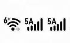 没有5G，但是有5A。通信速度更快。