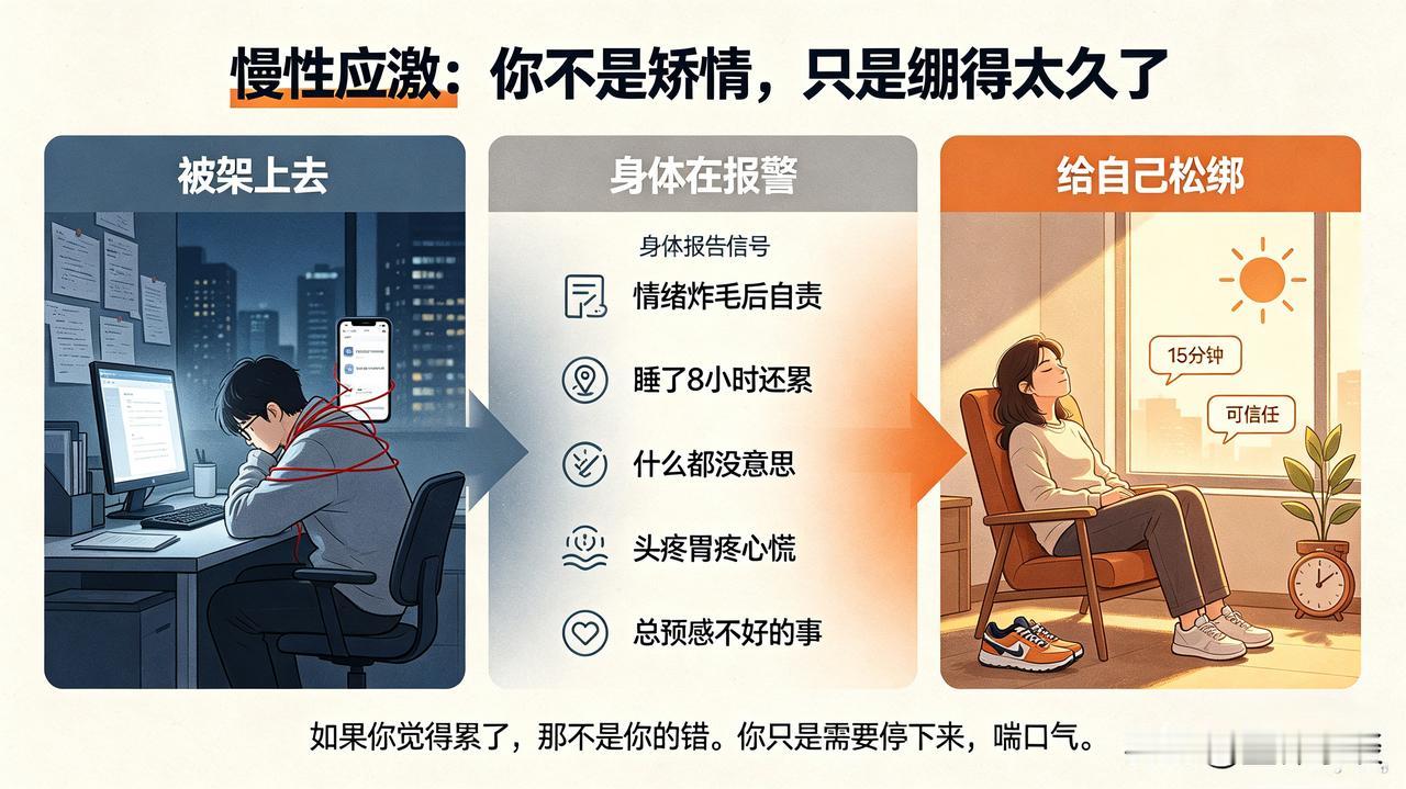 你有没有过这种状态：明明没干什么重体力活，却总觉得浑身像灌了铅；白天在人群里