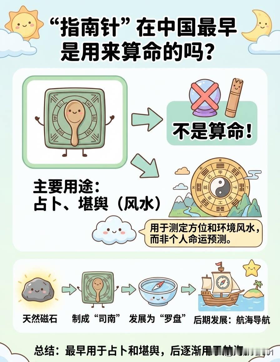 冷不冷？指南针思维你知道吗？古人发明指南针，最先用来搞风水，根本不管认路