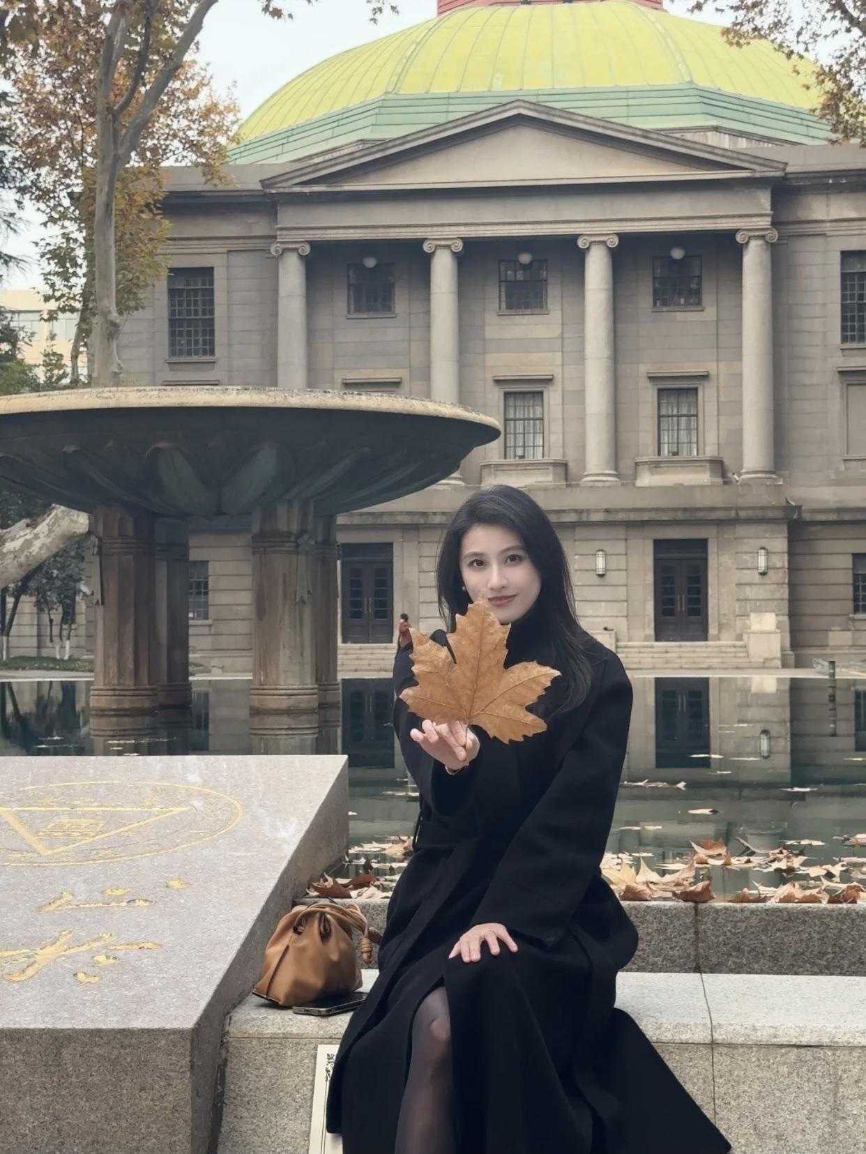 秋叶随风舞，古韵映人影。