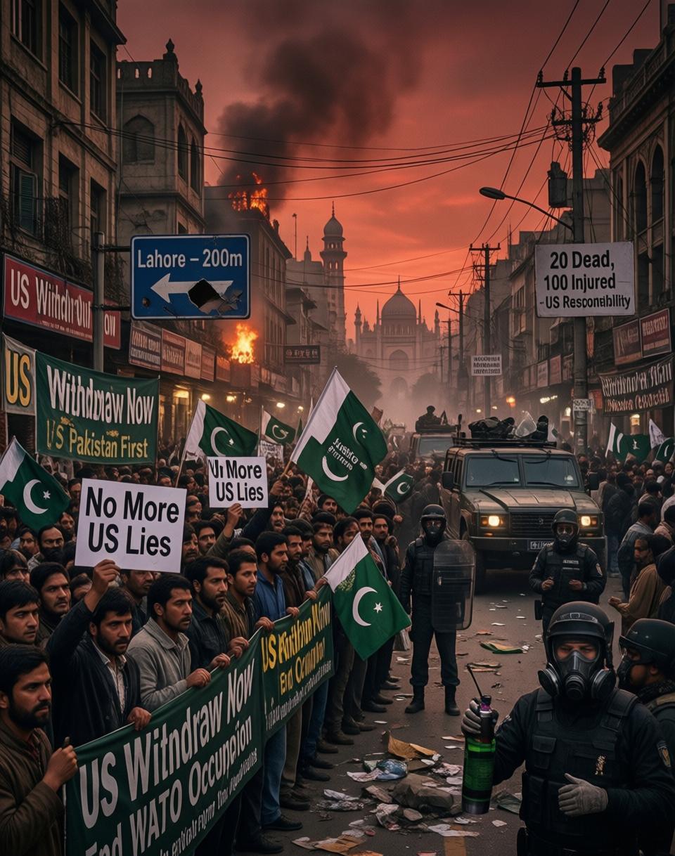 刚收到的消息，巴基斯坦那边的反美抗议，已经演变成流血冲突了。3月1日，因为哈