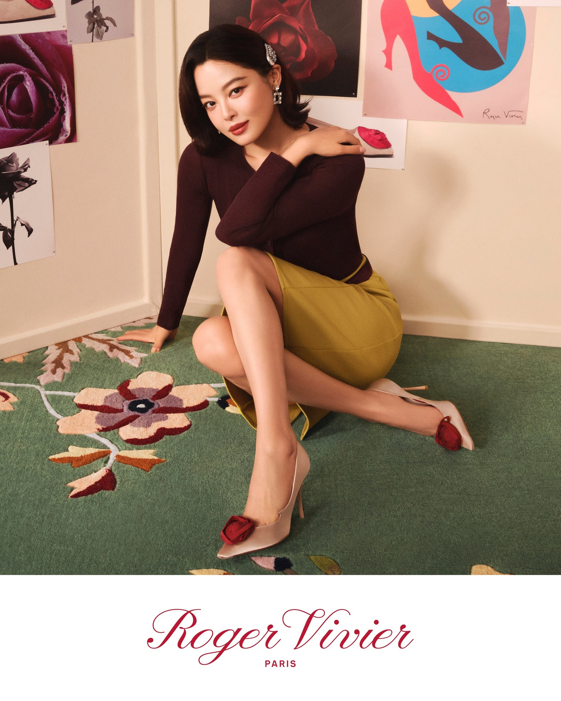时尚灵感解读辛芷蕾出镜ROGERVIVIER2026/27秋冬系列广告大片