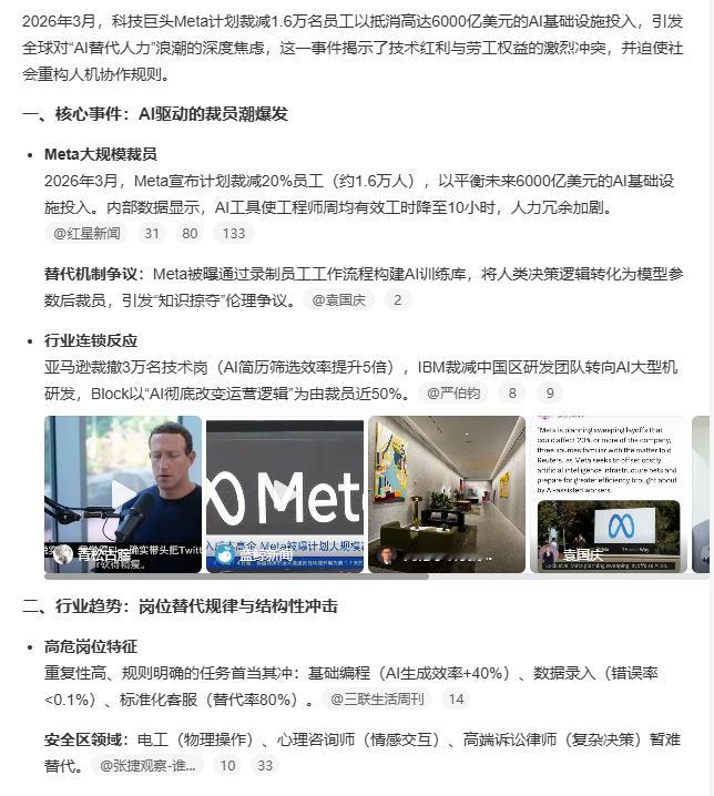 AI裁员意思就是，你本来要干10个小时的活、你用Ai工具3小时干完了，老板不