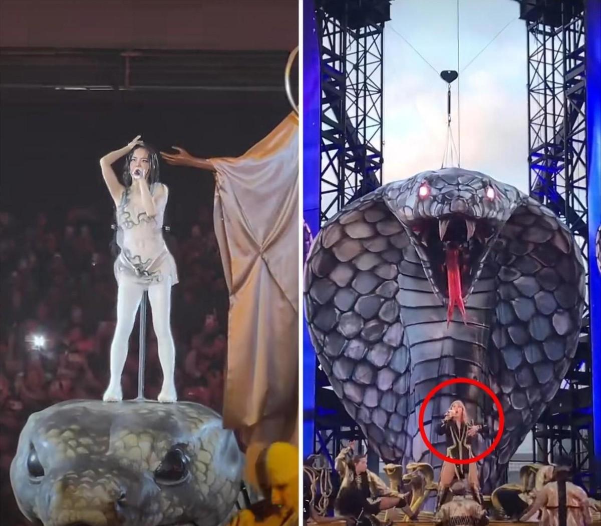 说“蛇”你就想到蔡依林？那说明她的表演成功了，但也仅此而已。舞台上，蔡依林的