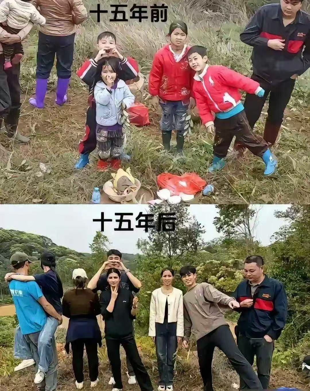 十五年的变化，基本都对上了
