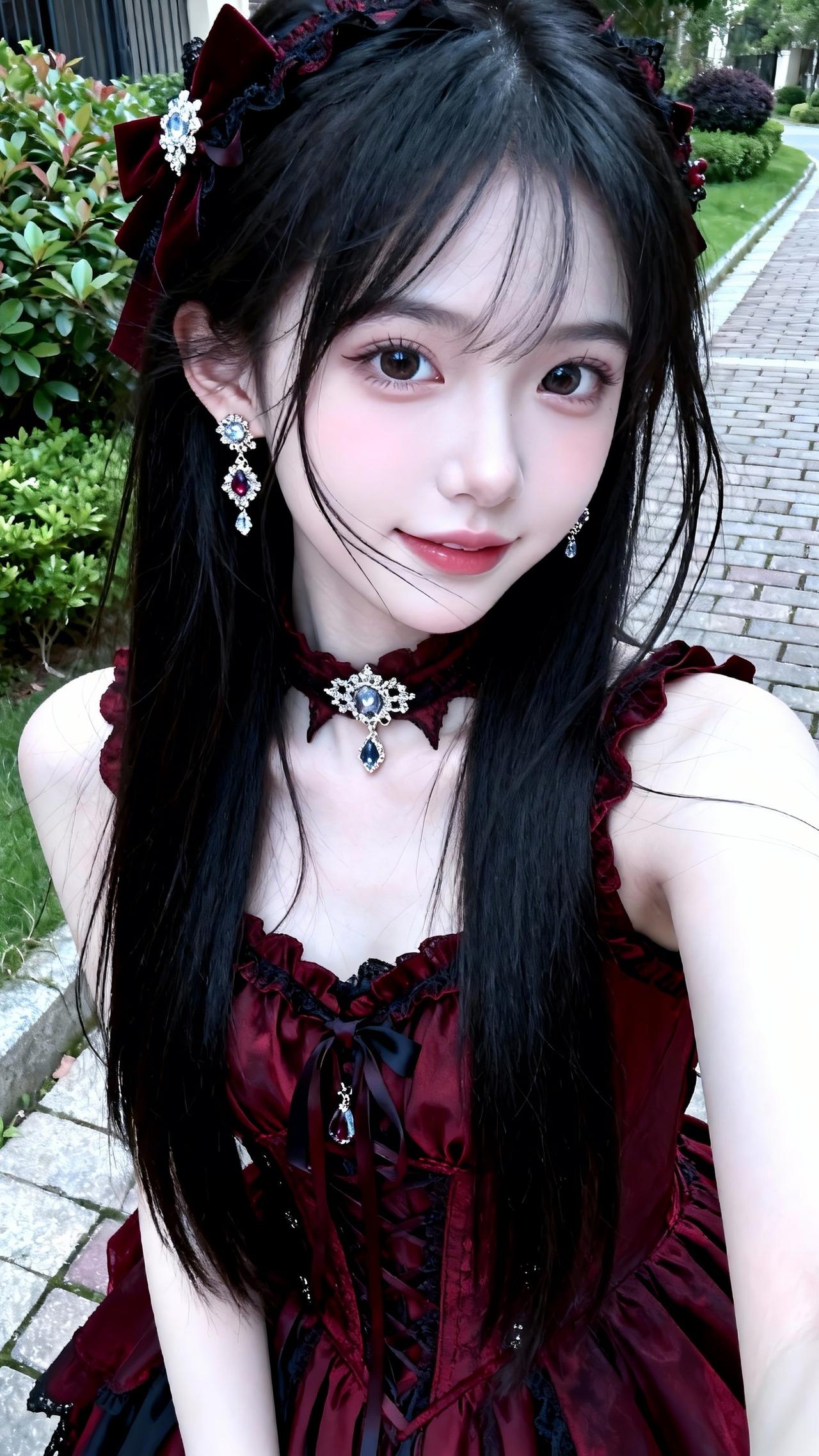 想拍治愈系少女写真，服装搭配很关键，走减龄风准没错。比如穿背带裙，它可是萌妹、软