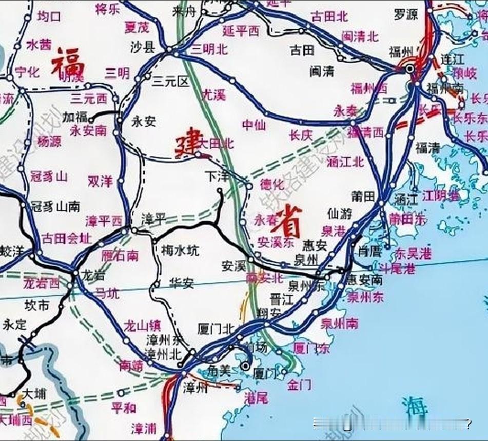 龙岩去往福州，长期绕厦门兜大圈，这段出行痛点，有望随着福龙高铁落地迎来改变。