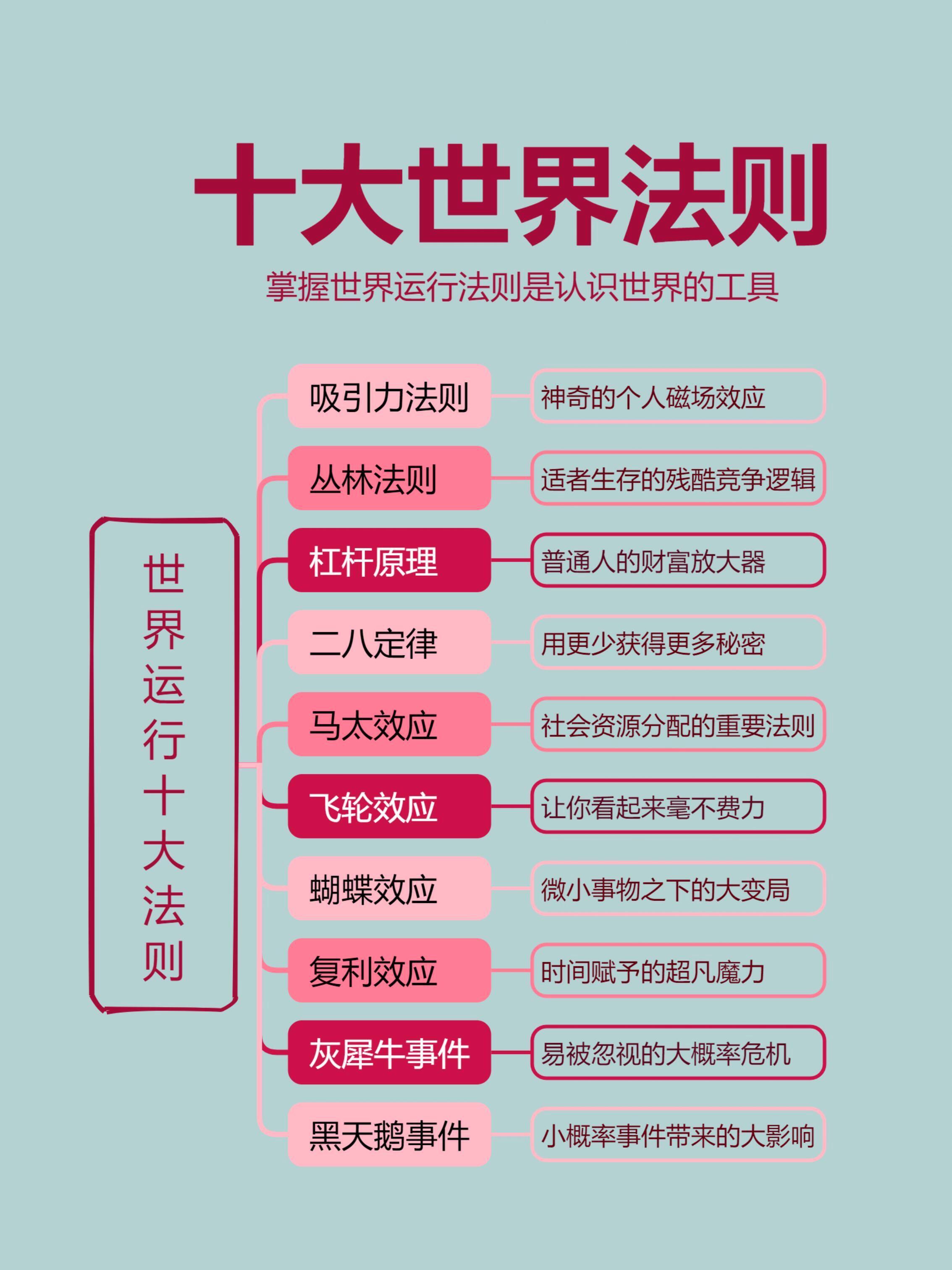 十大世界法则，认识世界的工具