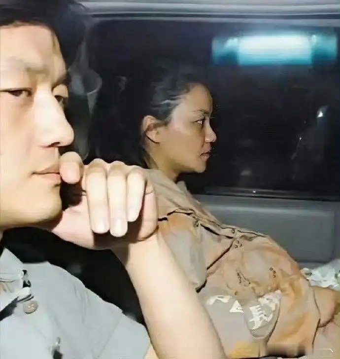 王菲当年和李亚鹏结婚怀孕期间的孕妇照，一点看不出天后的样子，可以说是牺牲太大了​