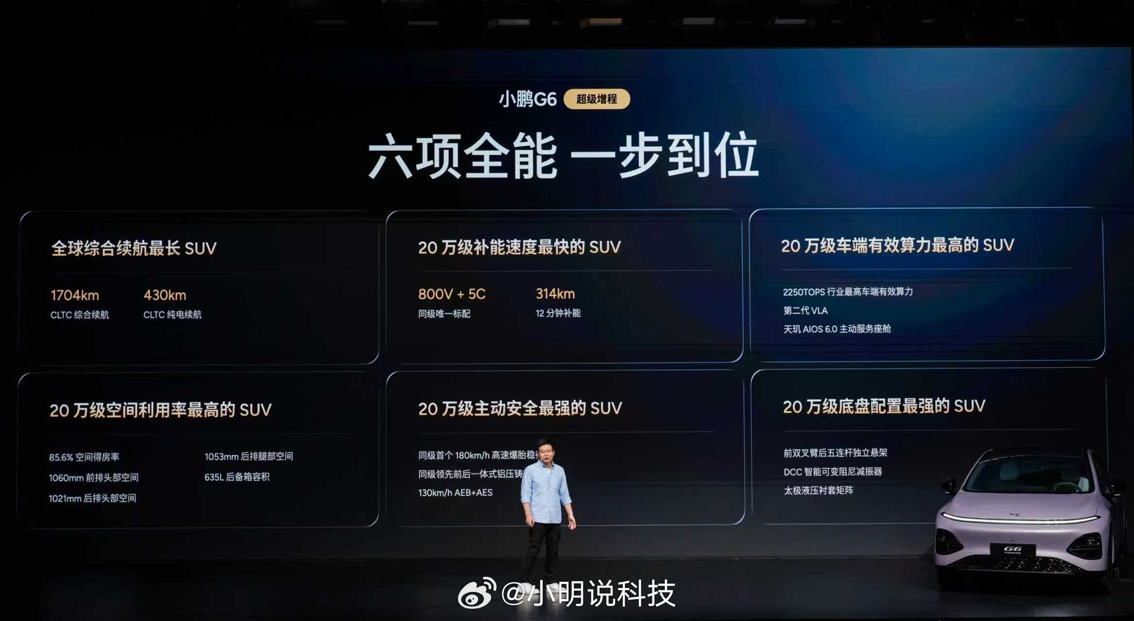 20万级想把续航、快充、智能、空间、安全、底盘全拉满？小鹏G6超级增程直接告诉你