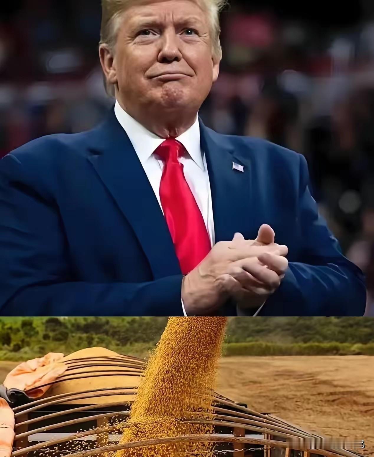 果真被大家猜对了，18万吨大豆刚交易成功，特朗普就在社交媒体上发声称这与芬太