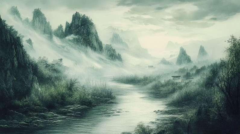某县有个人，坐船要去河南，把船停在野外的岸边。岸上有棵老柳树，上面倒挂着一条蛇。
