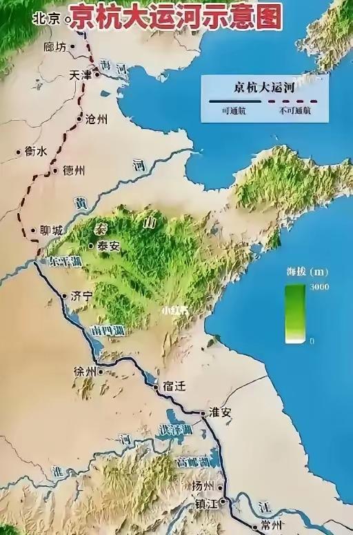 黄河应该改道至河北！黄河应该在郑州向北连通卫河，漳河，到浮沱河，子牙河疏水，以