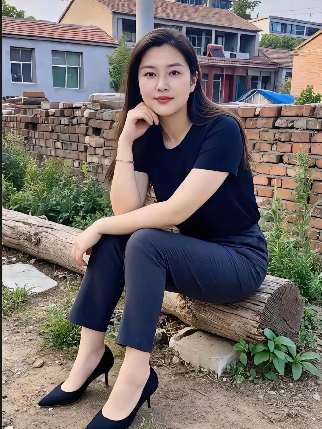 放弃大城市优渥工作选择返乡创业的她，气质温婉又干练，一身简约穿搭清爽大方，在烟火