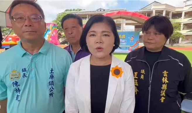 第二波大罢免8月23日投票以及核三重启公投案，云林县长张丽善今（9日）出席土库镇