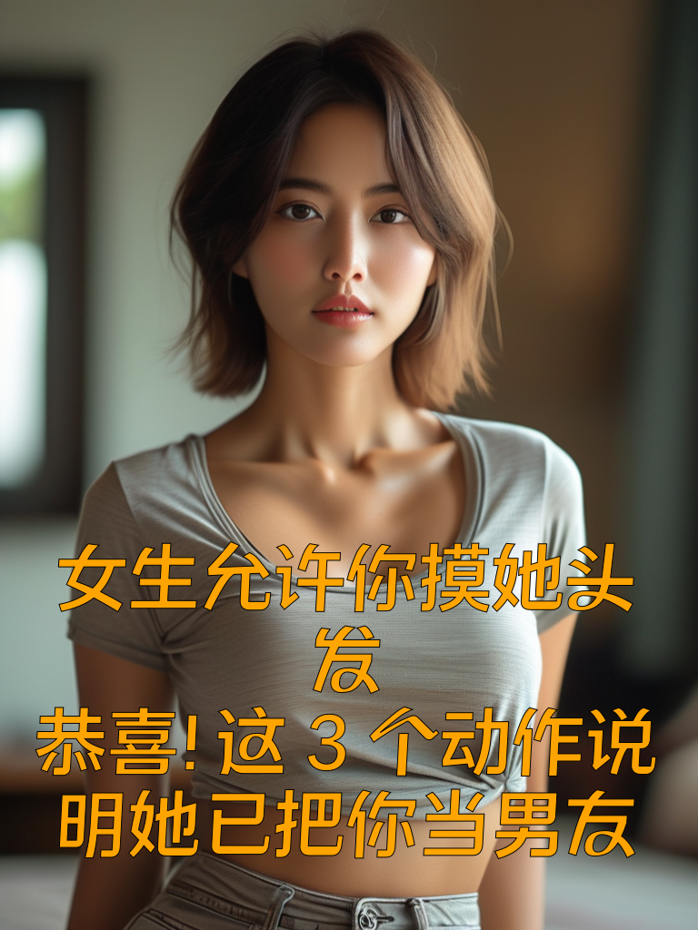 女生允许你摸她头发？恭喜！这3个动作说明她已把你当男友
