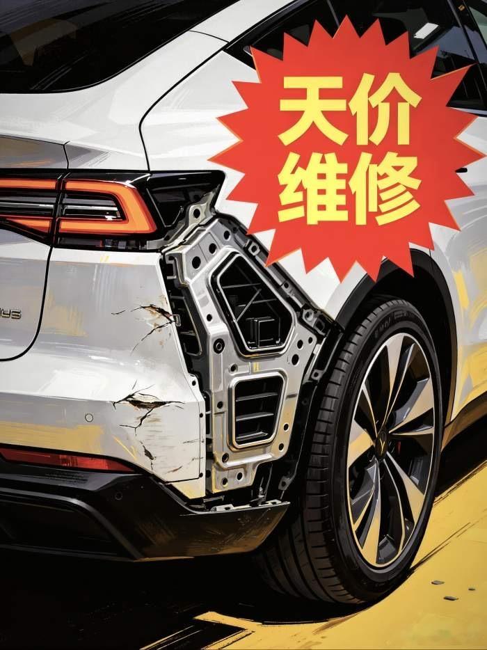 买得起修不起：新能源车一体化压铸，正在制造天价维修账单很多新能源车主都有一个共同