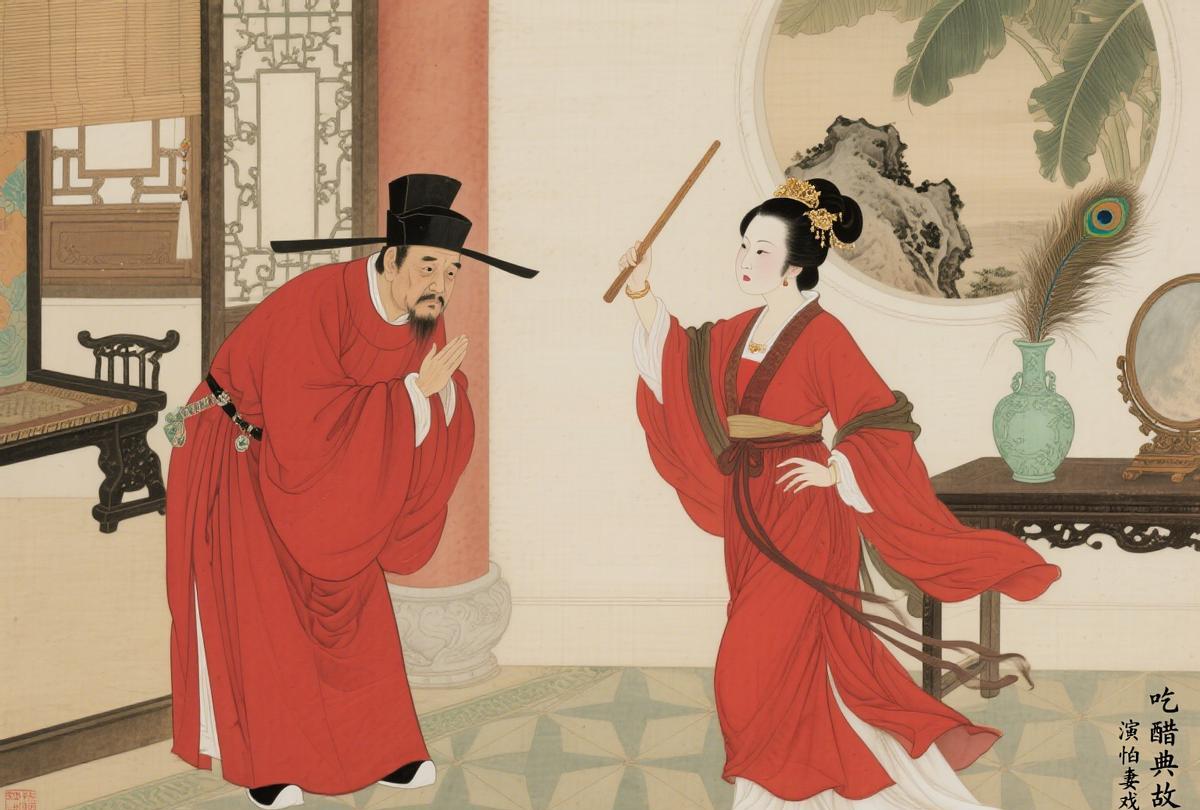 房玄龄怕老婆保全家！演“怕妻”戏避猜忌，吃醋典故源此：是保命招唐朝最绝“