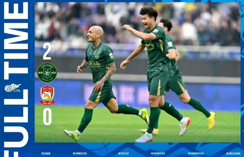 郑智中超执教首秀基本不合格！中超第一轮青岛西海岸客场对阵浙江队，0:2输球是双方