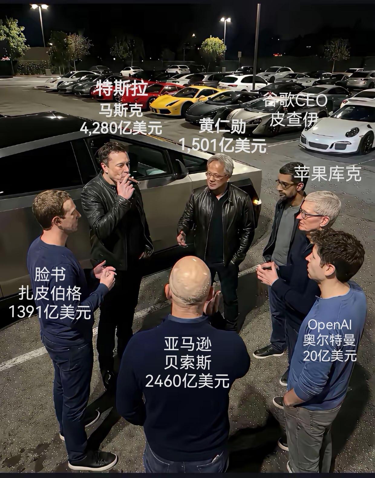 【中国必将走出一条自己独有的科技之路！】美国科技七巨头齐聚某停车场，停车场立