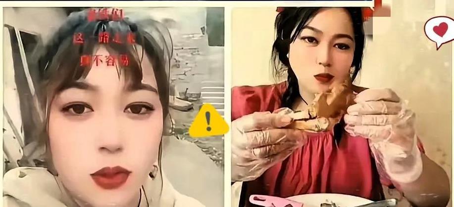[点赞]网上一个维吾尔族女孩火了。她发了吃猪肉的视频，评论区却骂声一片。女孩倒