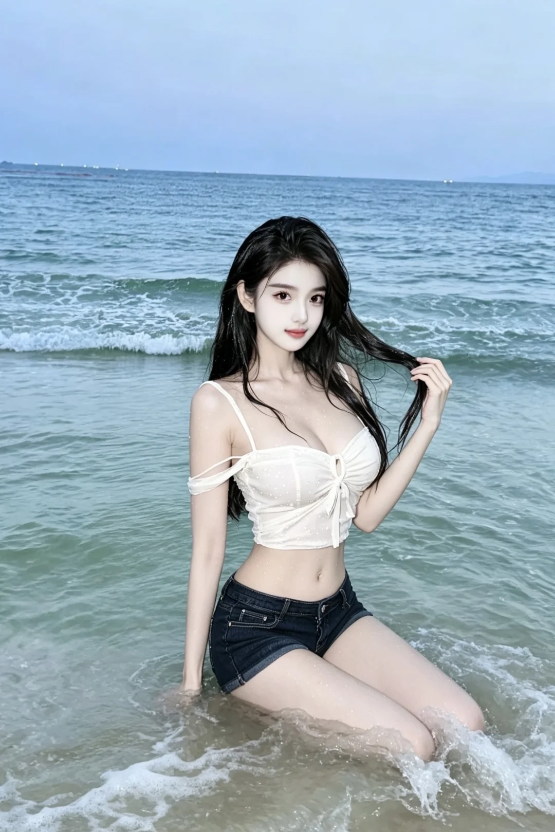 海边玩水🏖