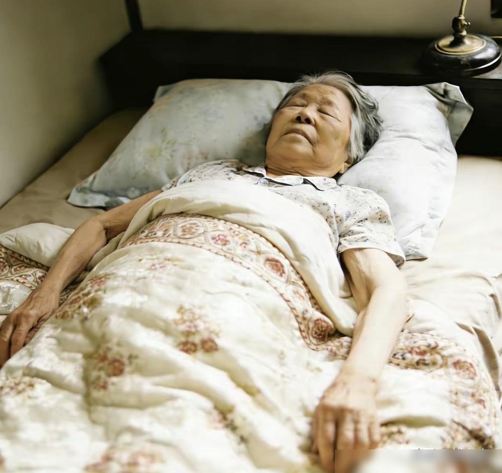 一男子睡前躺在床上，跟86岁的母亲唠嗑，谁知唠着唠着，老人不说话了，男子凑近一看