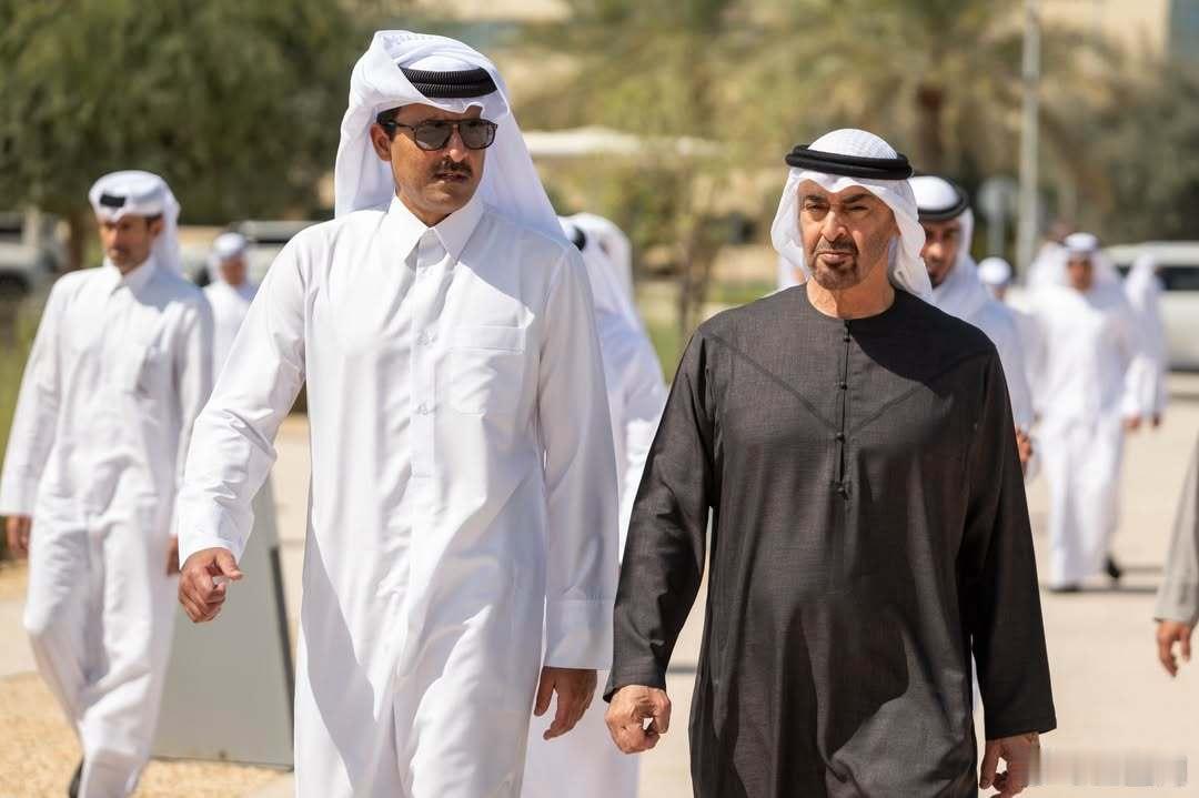 卡塔尔王室阿联酋王室🇶🇦🇦🇪2月14日，卡塔尔埃米尔塔米姆和阿联酋总统