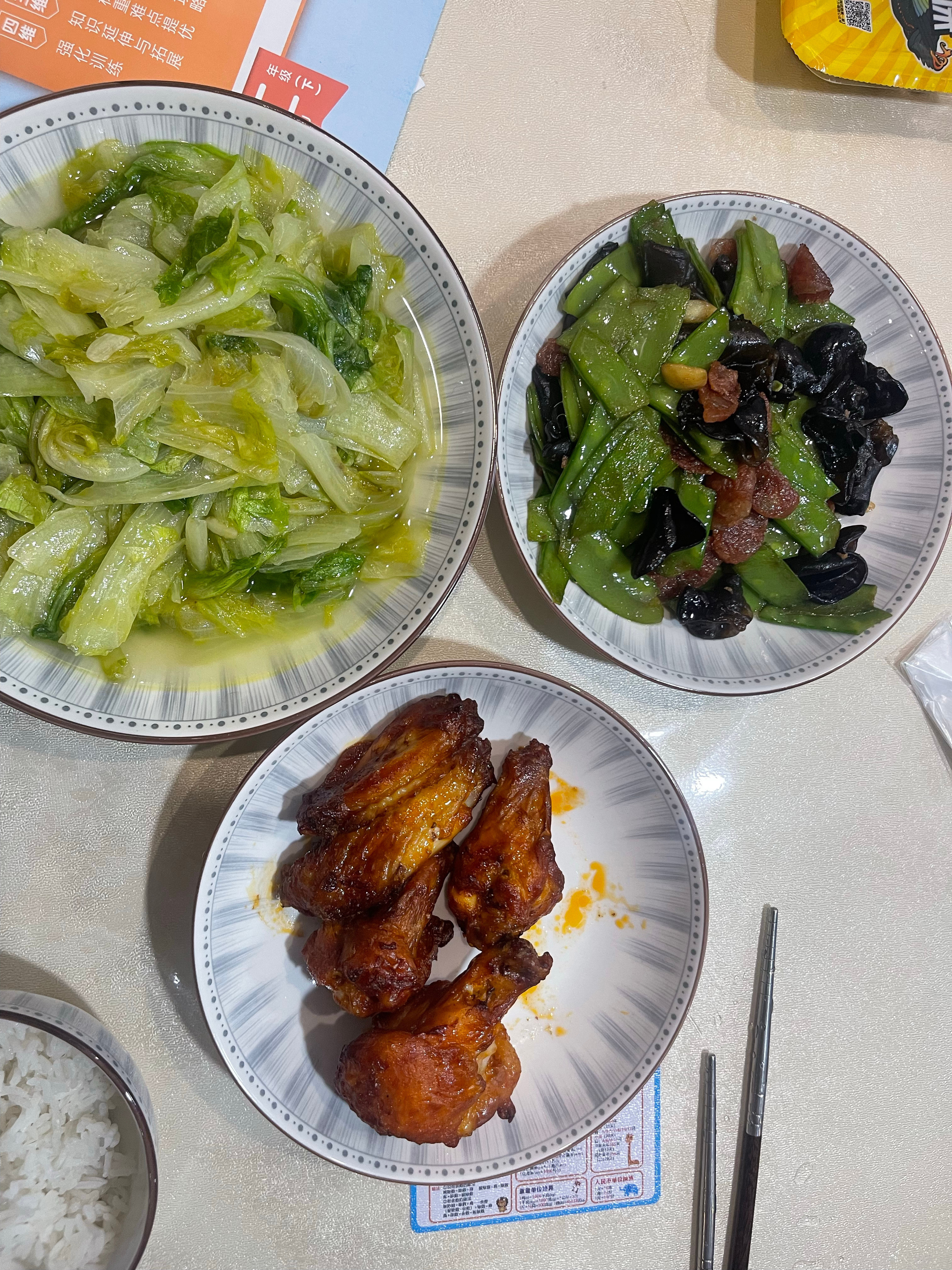 粗茶淡饭，又是一餐！武汉