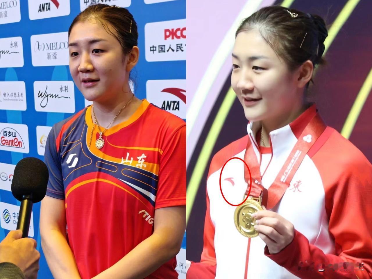 山东队夺得冠军，最高兴的不是他们队的核心陈梦，而是穿在陈梦身上的安踏品牌！