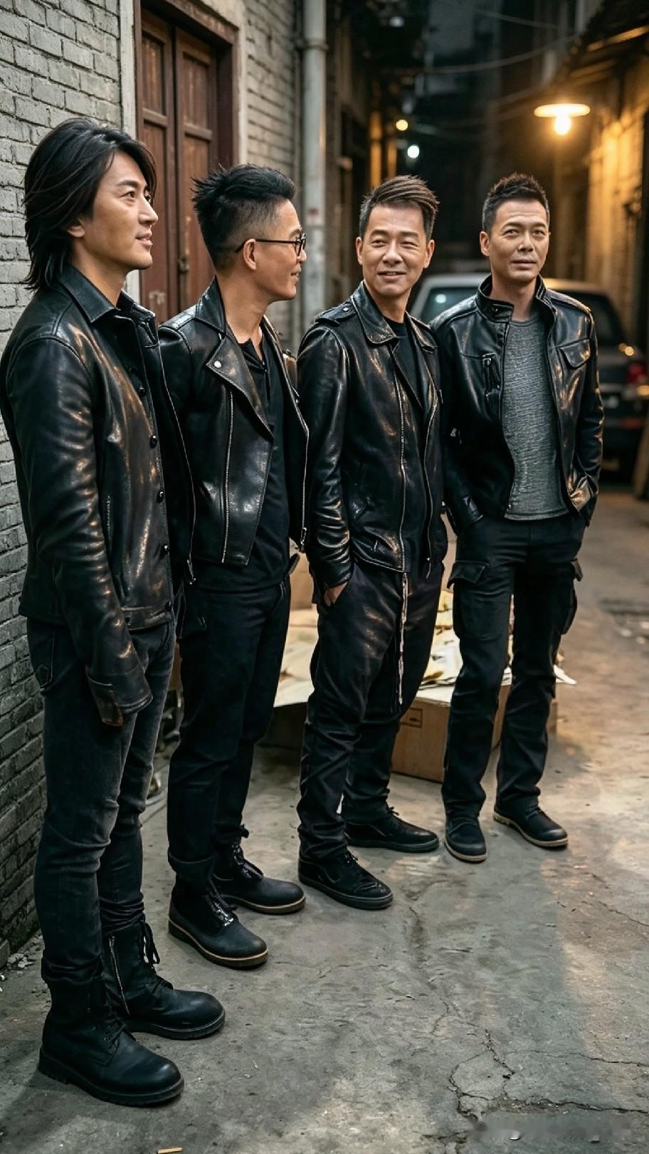 还记得古惑仔不？郑伊健、林晓峰、谢天华、钱嘉乐四兄弟，以前看电视个个像一米八的大