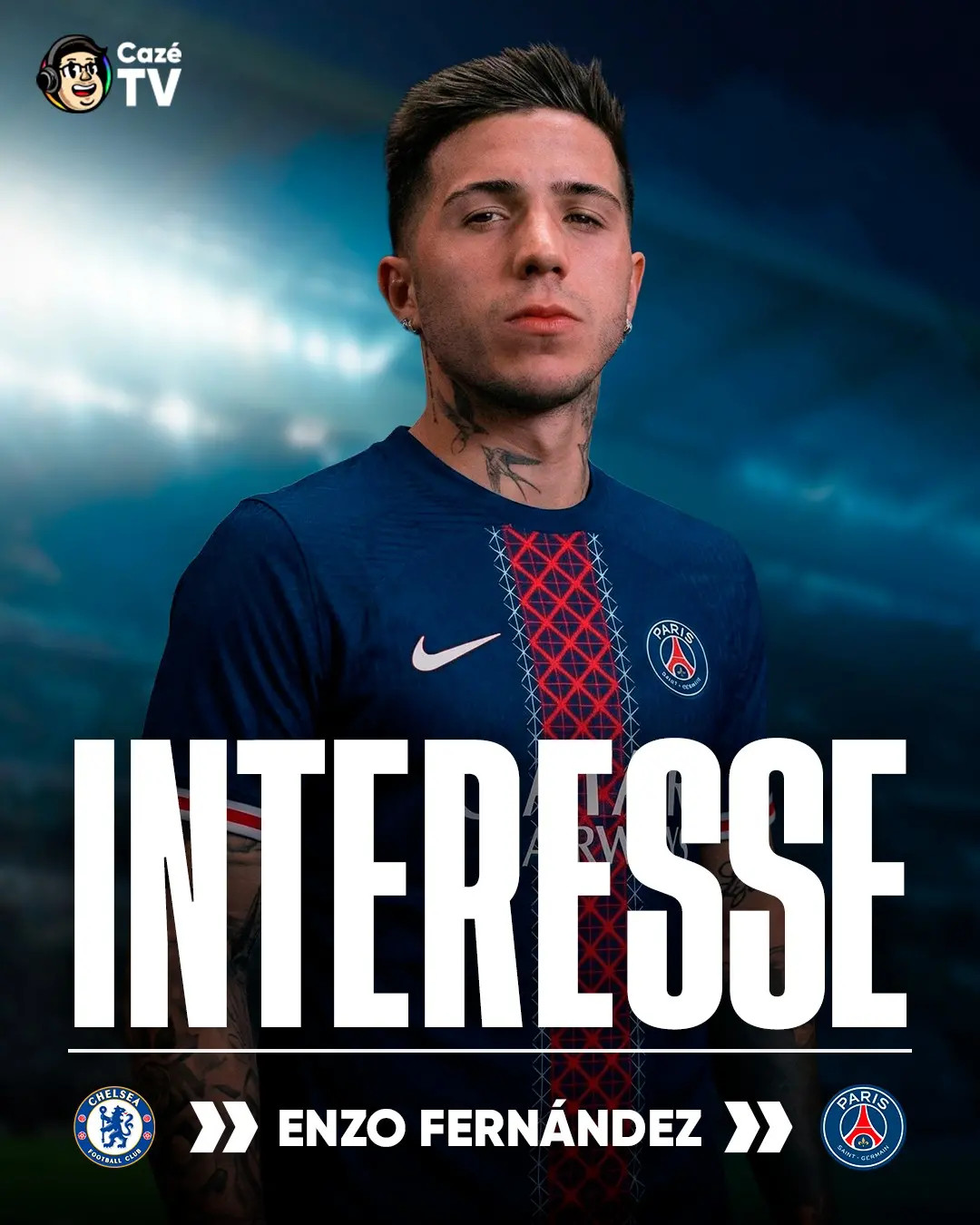 欧冠《队报》报道，切尔西中场恩佐·费尔南德斯在主帅马雷斯卡离任后，对自己在俱