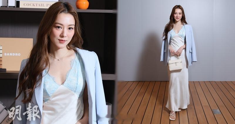 【明報即時】王敏奕未聞曾志偉動向機會未受影響期待新工作計劃王敏奕盛裝出席時裝