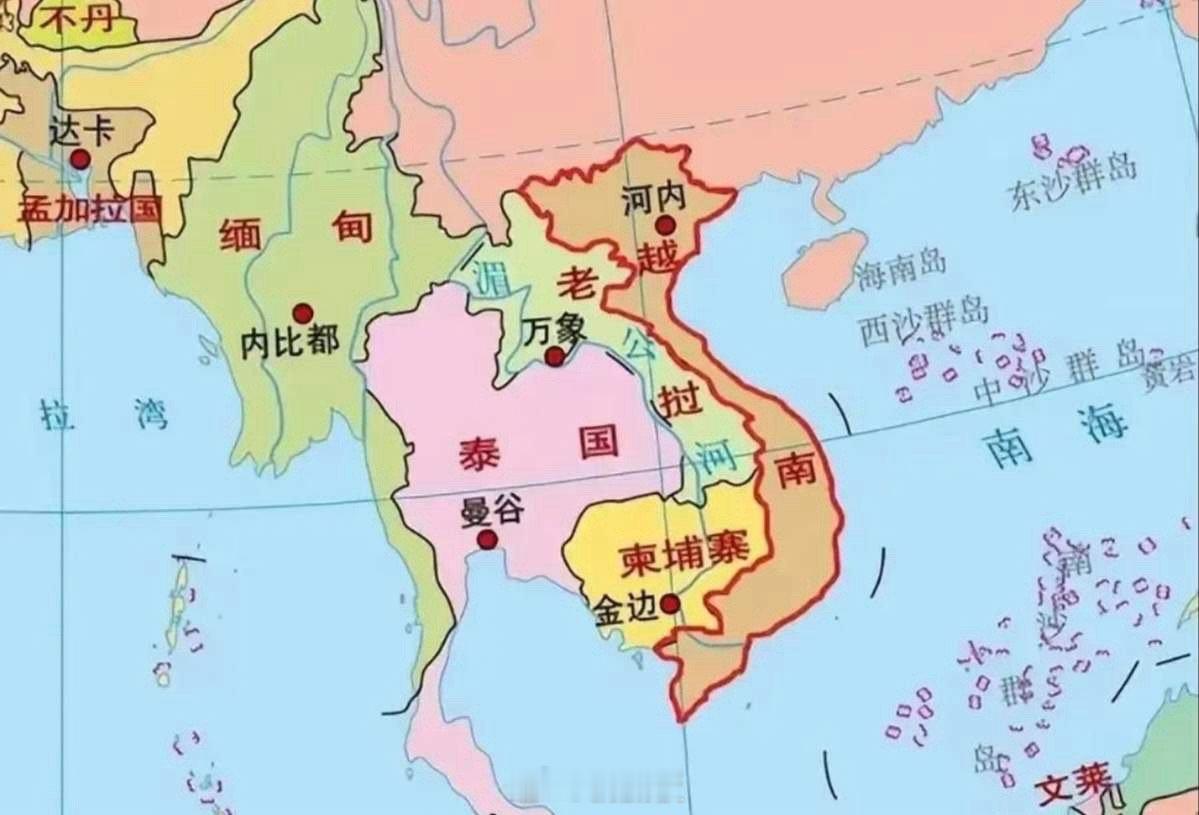 中南半岛五国概况1越南，面积32.96万平方公里，人口1.01亿人，2024GD