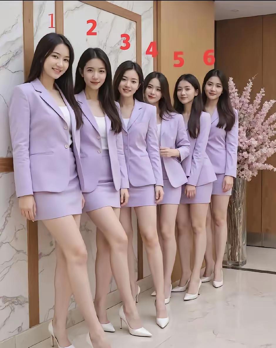 假如你是老板，要带一位秘书出差，以你的审美，你选几号？