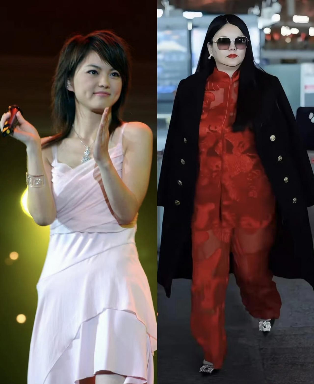 李湘都要被网友气瘦了，默默的放出了自己的旧照片，那时候的她多么的苗条，多么的轻盈