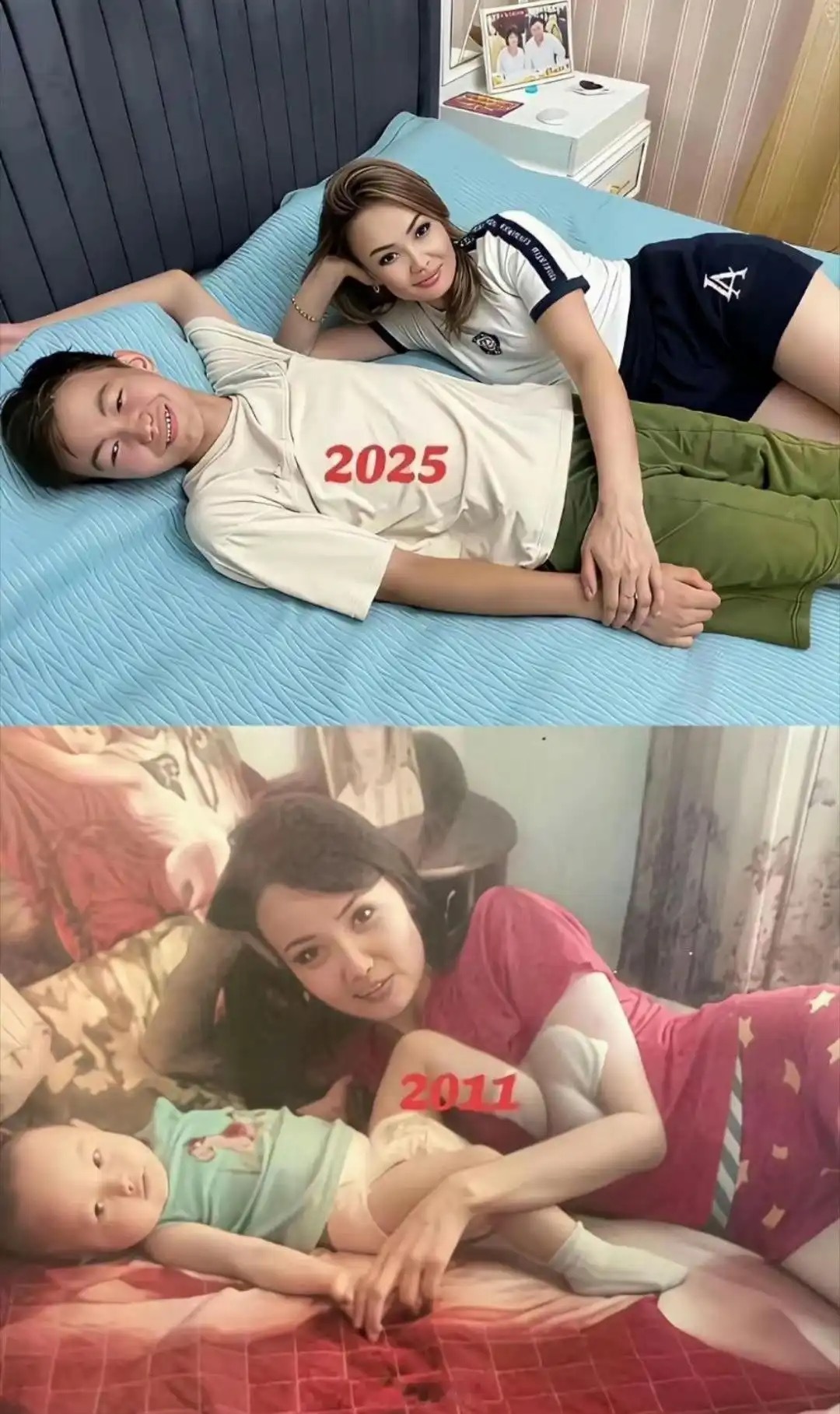 十四年后的母子俩，惊呆了！​​​