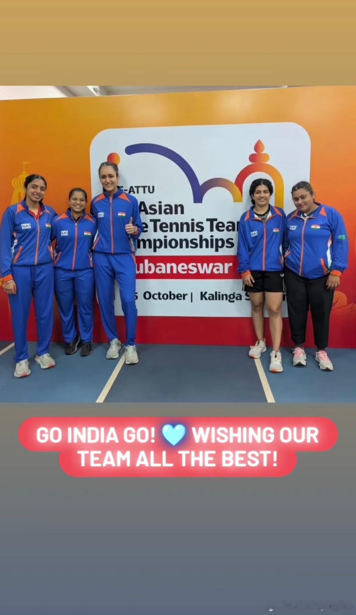 印度亚锦赛🇮🇳印度女团合影📷​​​