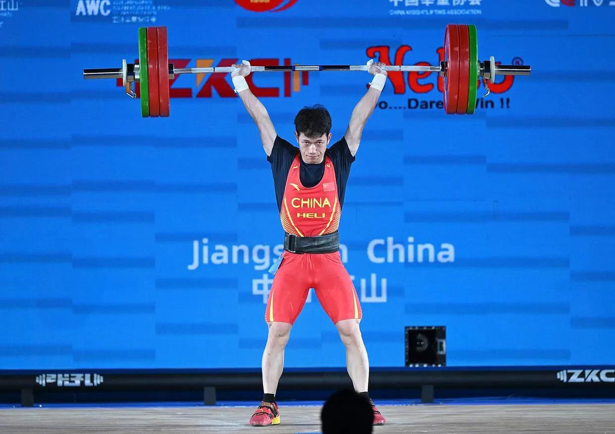 中国男举只拿一个总成绩冠军!截至2025年5月12日，2025年亚洲举重锦标