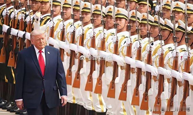 看看美国仪仗队的公开画面，真的一眼就觉得拉胯​​​