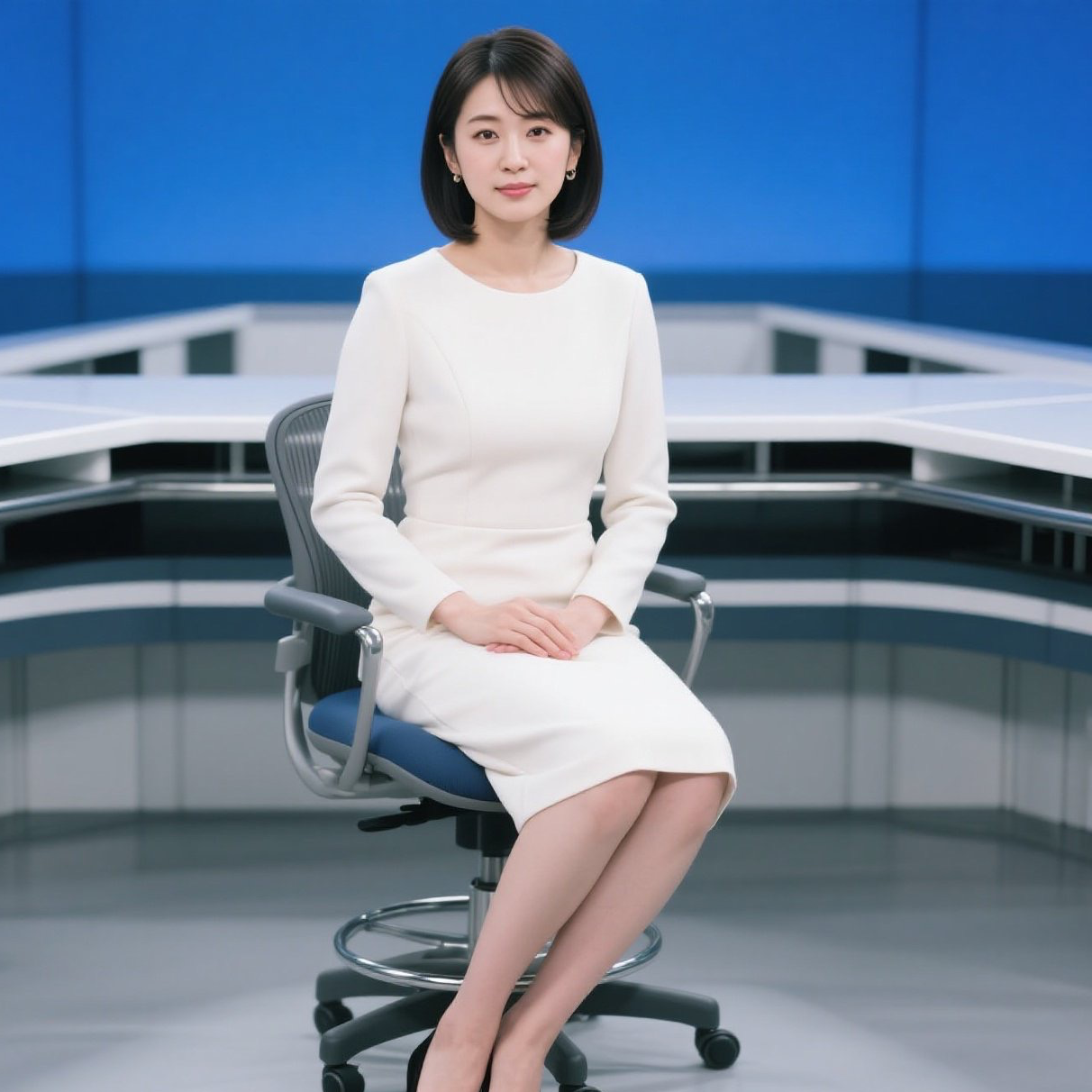 电视台美少女写真，日系风格灵动可爱